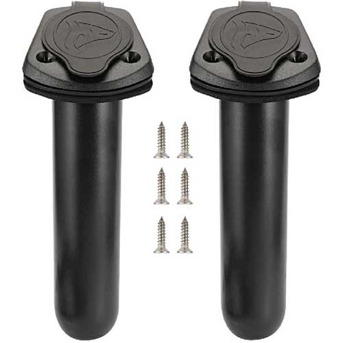 kayak flush mount fishing rod holders