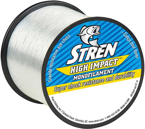 stren high impact monofilament fishing line