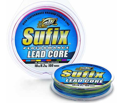 sufix best lead core fishing line metered