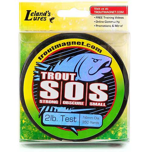 trout magnet sos fishing line