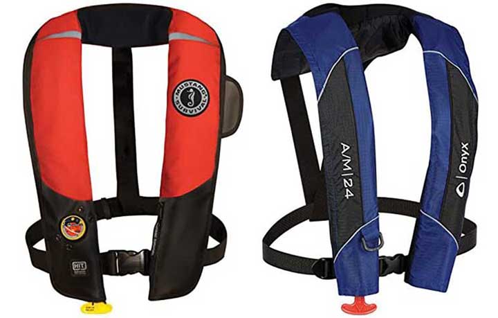 New M-33 Manuel Life Jacket Vest Manual Inflatable PFD Survival Floatation 