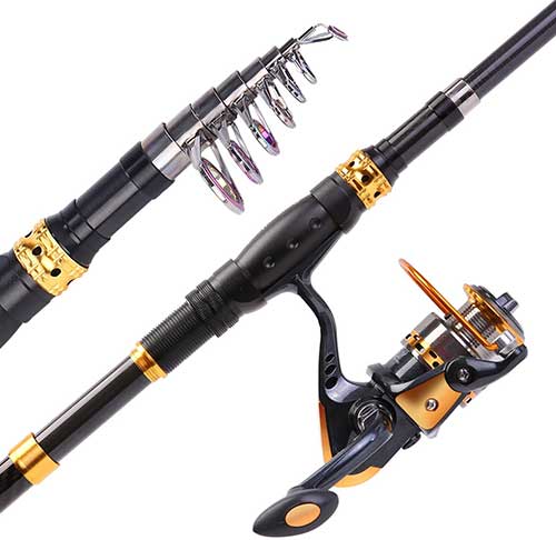 Sougayilang Telescopic Rod and Reel Combo