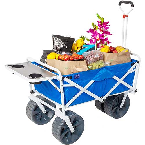 MacSports Collapsible Fishing Cart with Table