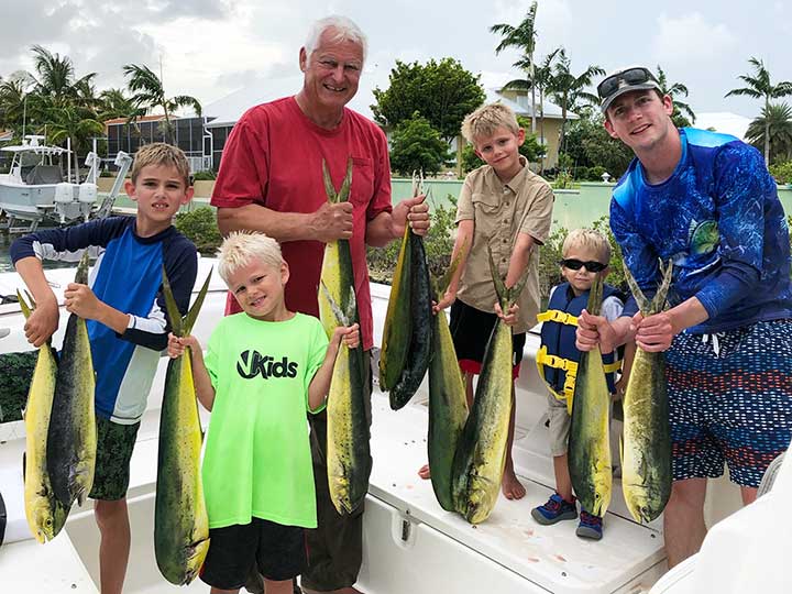 lots of mahi mahi caught in the florida keys