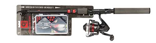 profishiency telescoping spinning rod and reel combo