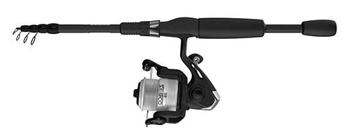 zebco 33 spinning telescopic fishing rod and reel combo