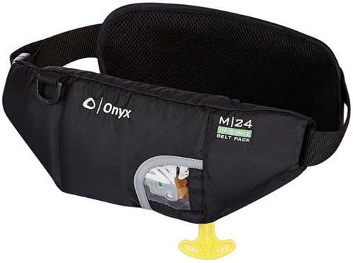 onyx M 24 in sight belt pack inflatable life jacekt belt