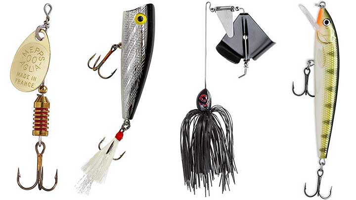 types of fishing lures