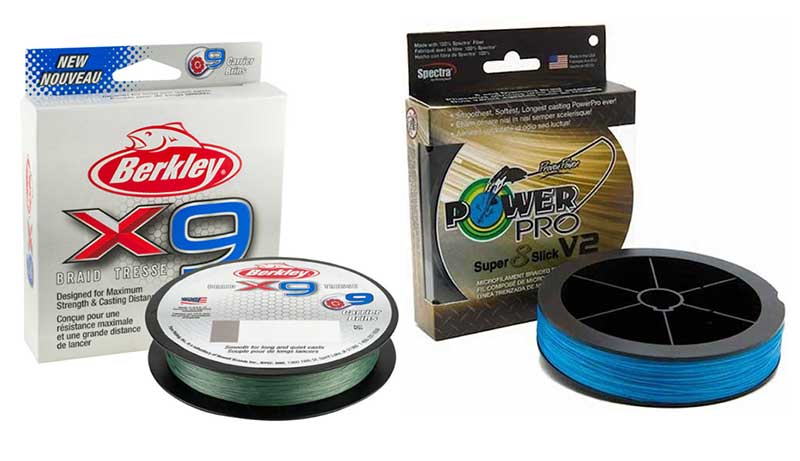 Braided Fishing line Diameter with Charts