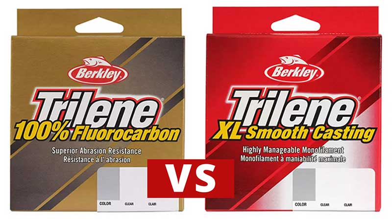 fluorocarbon vs monofilament fishing line berkely trilene