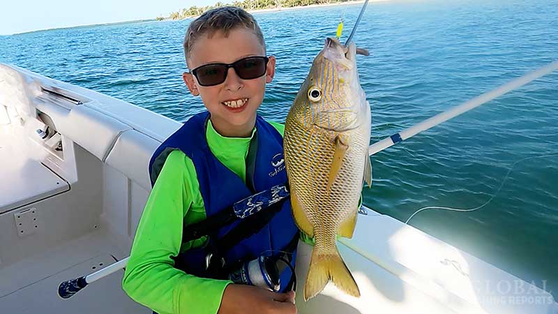 luke with a large white grunt in Florida
